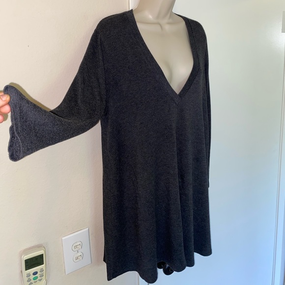 Flowy Sweater Dress - Picture 2 of 6